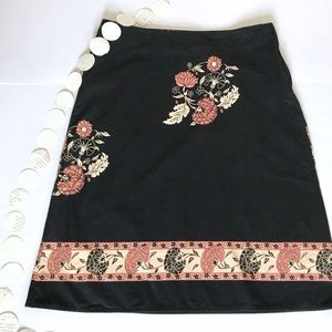 3/$15 Speechless Brand Floral Skirt, A Line Black Skirt